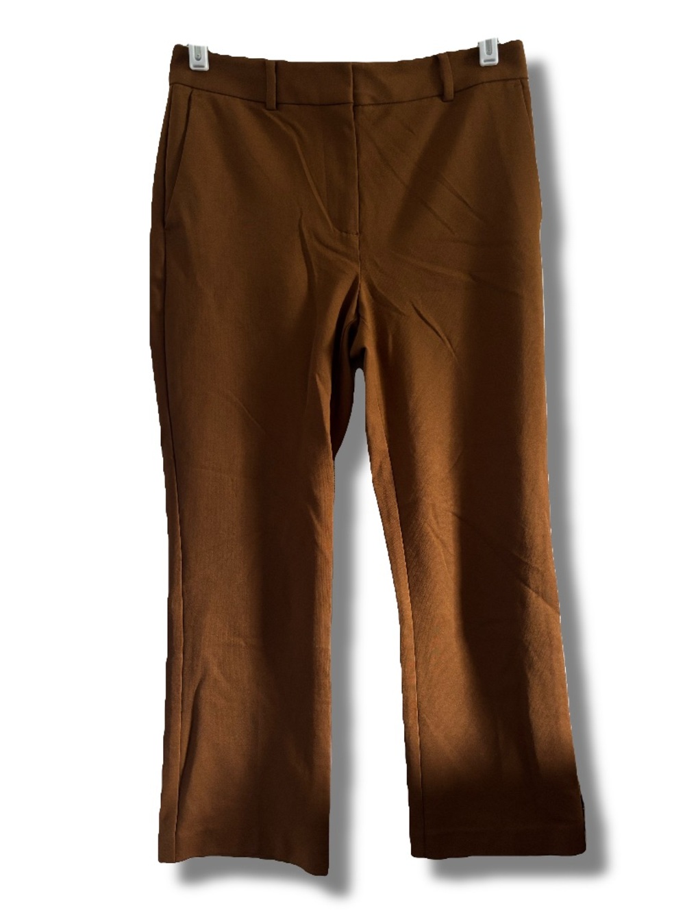 Aritzia Sunday Best Ankle Length Stretch Flare Camel Trousers Size 4